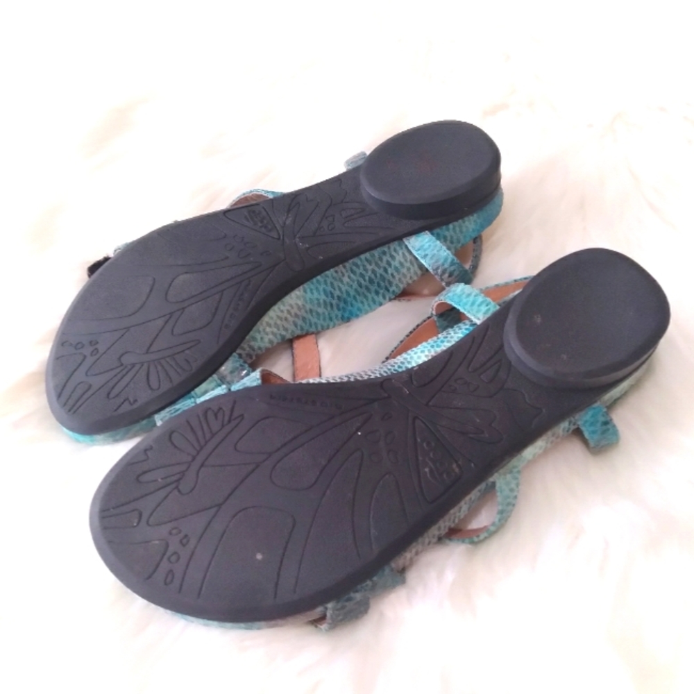 Abeo Bio System Snake Print Sandals Sz WN 5 - Picture 7 of 9
